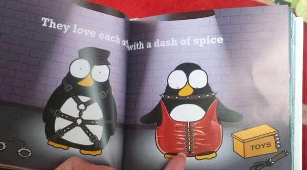 Penguin bondage book found in Kaiapoi pre-school