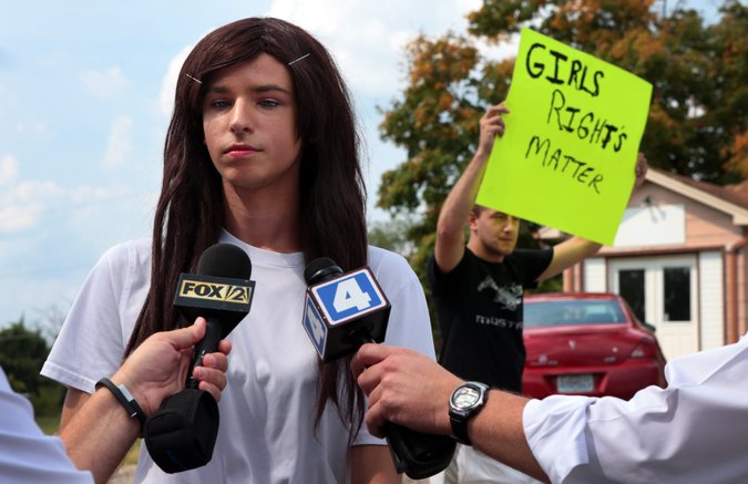Missouri Teenagers Protest a Transgender Student’s Use of the Girls’ Bathroom