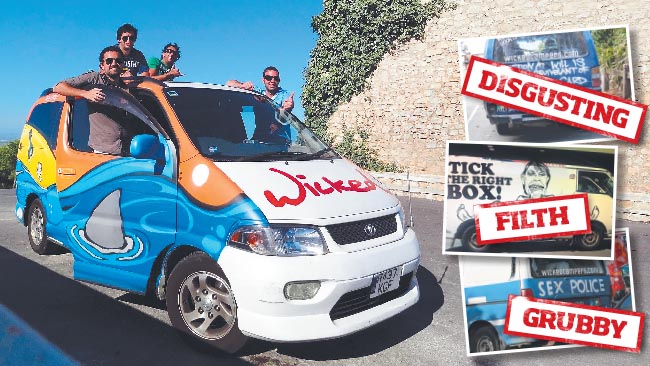 Lobby group claims support for muzzling Wicked Campers