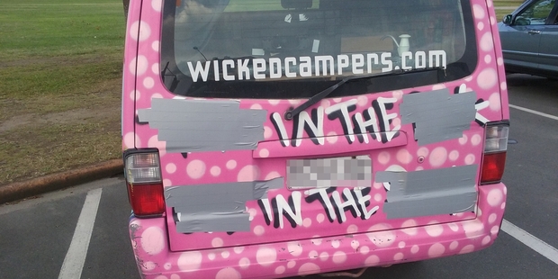 Tourists Start Censoring Wicked Campers