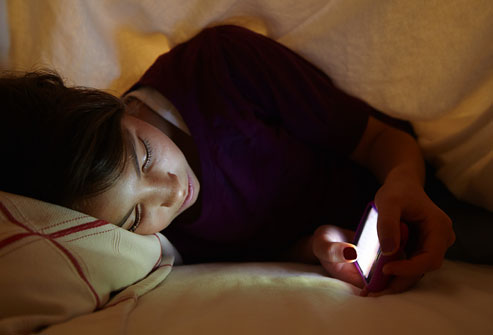 Sleep comes second for device-dependent kids