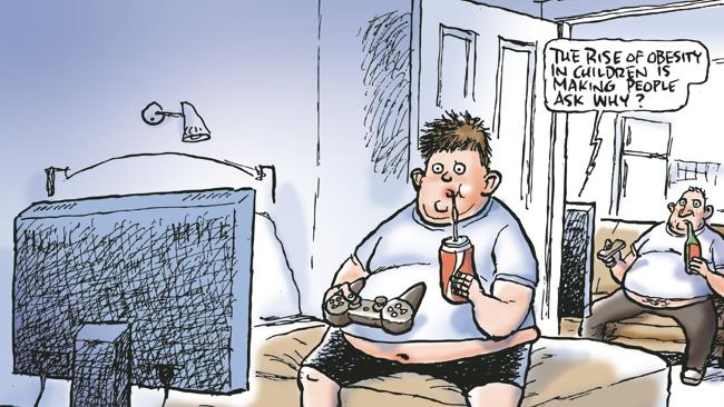 Obese kids spend too much time in front of a screen