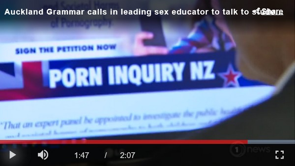 Auckland Grammar talks to students about dangers of Porn