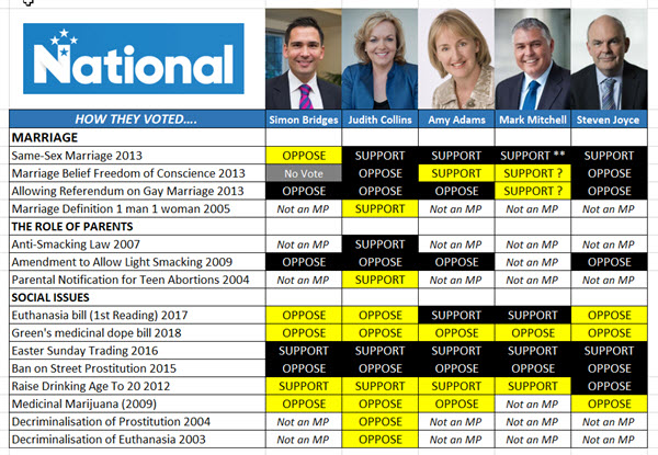 The Next Leader of the National Party – Where Do They Stand On Key Family Issues?
