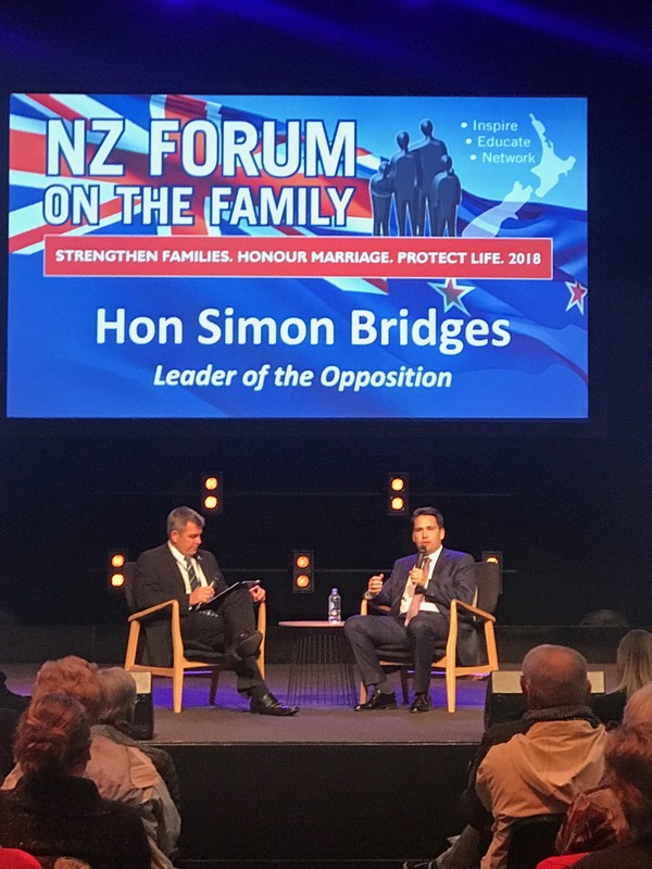 Forum on the Family 2018: Bob McCoskrie interviews Hon Simon Bridges