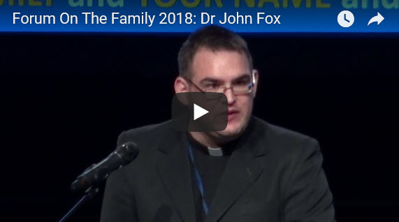 Forum On The Family 2018: Dr John Fox