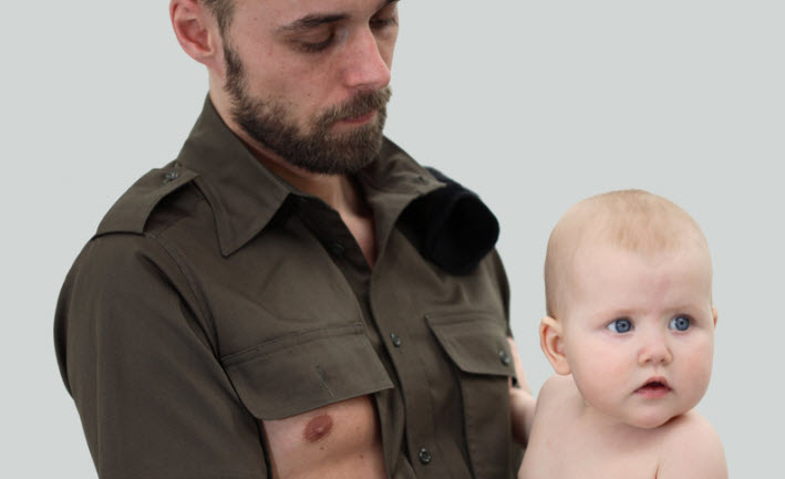 Concept hormone kit that allows men to breastfeed wins award