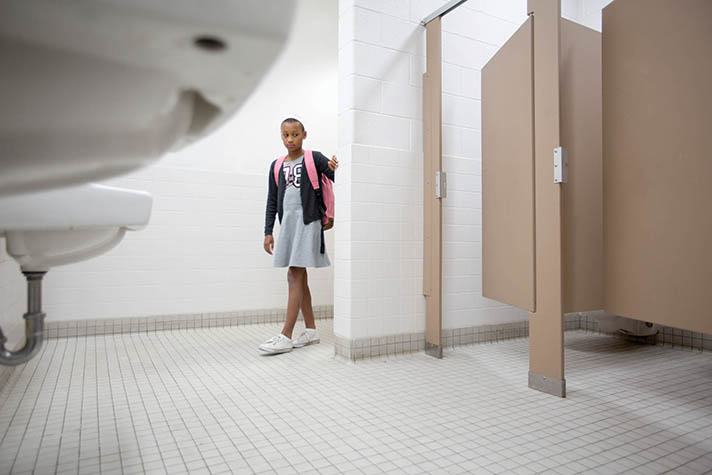 Unisex toilets in schools leaving female students too afraid to use loo