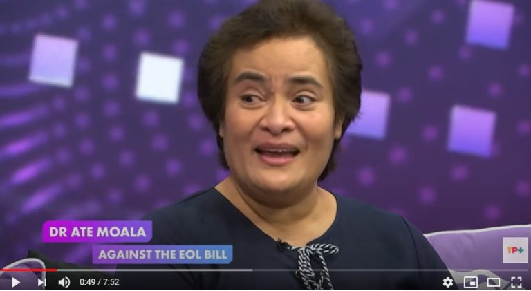 Talanoa – End of Life Choice Bill discussion (2019)