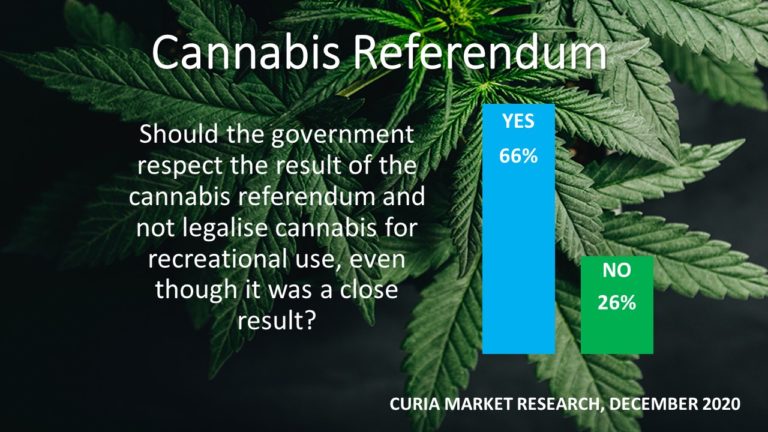 Government Should Respect Cannabis Referendum Result – Poll