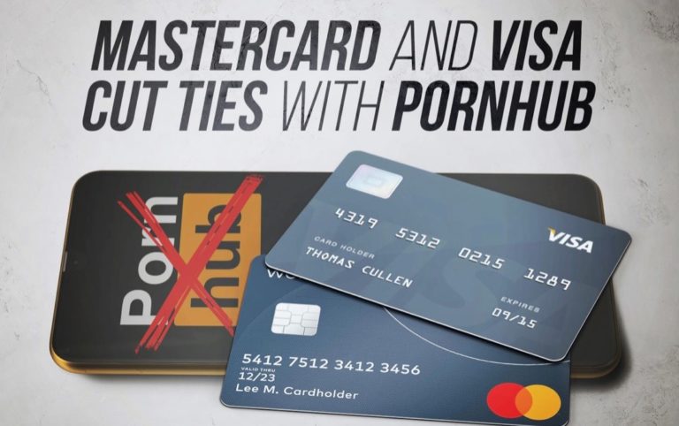 Visa & Mastercard Reject Profits From Pornhub