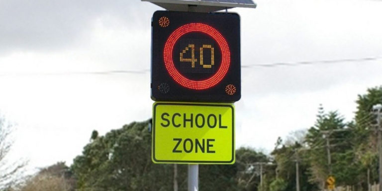 Support For Lower Speeds Outside School Gates