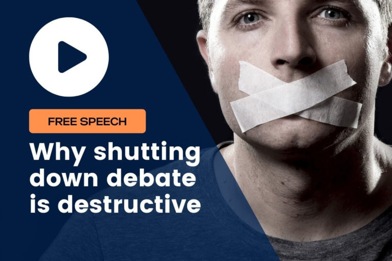 Why shutting down debate is destructive