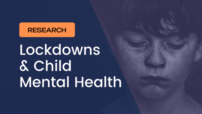Research warns of link between lockdowns & child mental health