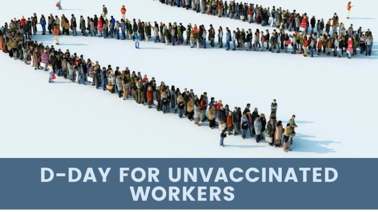 D-Day for unvaccinated teachers and health workers