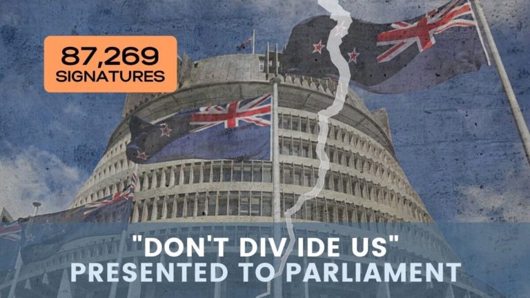 “Don’t Divide Us” Petition – 87,269 Signatures Presented to Parliament