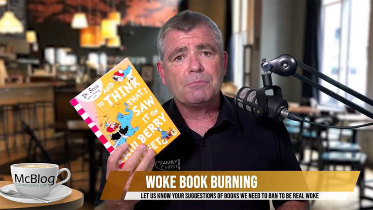 Woke Book Burning