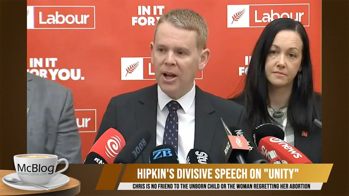 McBLOG - Chris Hipkin's divisive speech on _unity_