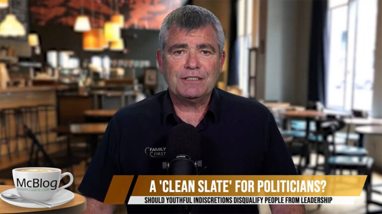 A ‘clean slate’ for politicians?