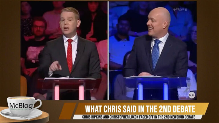 What Chris said in the 2nd debate