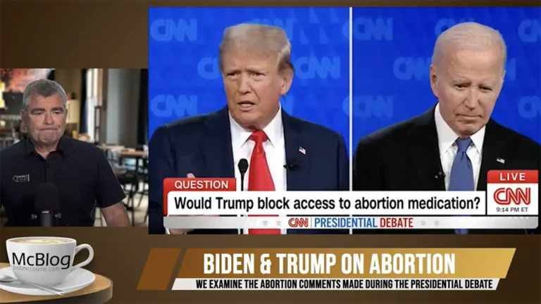 Trump & Biden debate abortion