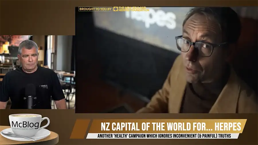 McBLOG- NZ - capital of the world for herpes