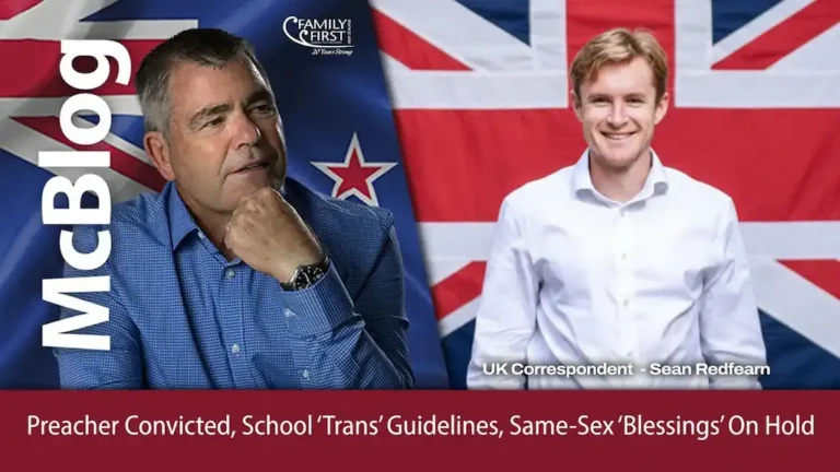 Preacher prosecuted, school ‘trans’ guidelines, same-sex ‘blessings’ on hold