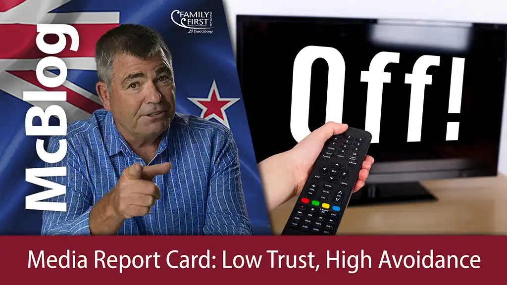 Media Report Card Low Trust High Avoidance