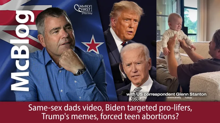 Same-sex dads video, Biden targeted pro-lifers, Trump's memes, forced teen abortions?