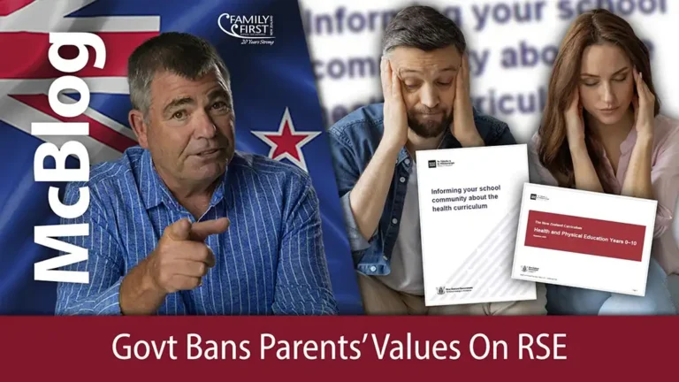 McBlog - Government Bans Parents Voices On RSE