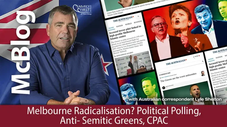 McBlog: Melbourne Radicalisation, Political Polling, Anti- Semitic Greens, CPAC